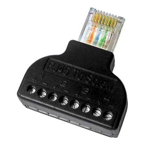 ADATTATORE DI RJ45 A TERMINALE RJ45 MASCHIO