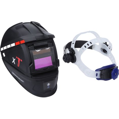 Masque de Soudage à Couleur Véritable, Grand écran de vue Auto Darkening Casque de Soudage à énergie solaire, pour TIG MIG ARC Grind (1/5)