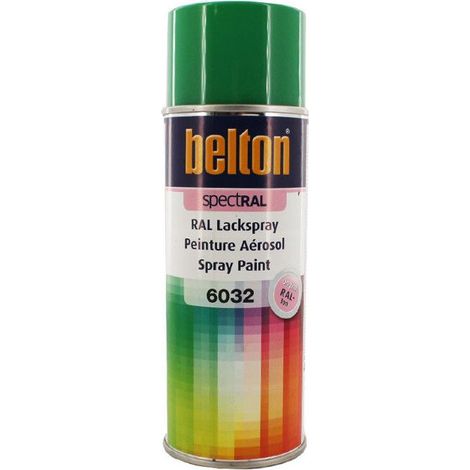 Bombe peinture - AUTO K - BELTON - RAL 6032 VERT SIGNAL - 400 ml - Mat