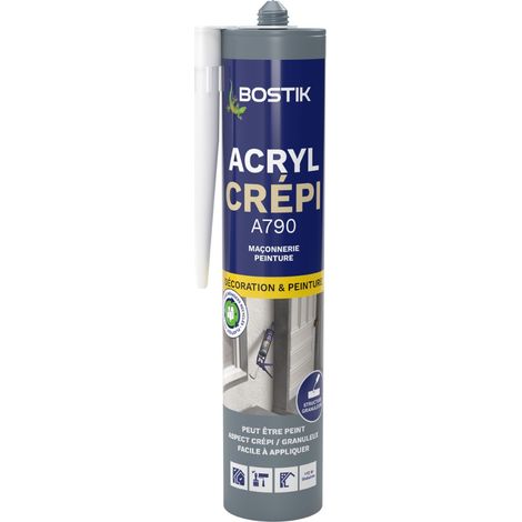 BOSTIK Acryl-Putzkitt - Körniges Aussehen für Rissfugen - 310 ml Kartusche - 30612719
