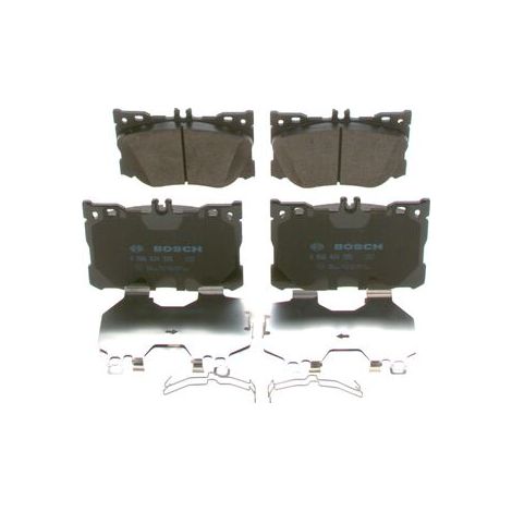 Jeu de garniture de frein à disque  avant - 0986424335 - BOSCH (1/5)