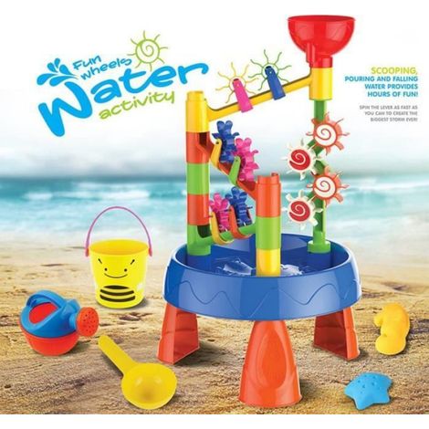 Table De Jeu Sable Et Eau - Plastique Et Résine - Pour Enfants 3 À 12 Ans - Rectangulaire - 1 Pièce (1/4)