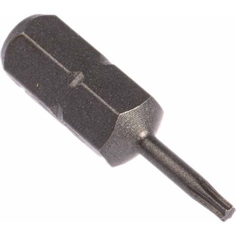 Embout de vissage RS PRO Torx, T6, L. 25 mm, Acier chrome vanadium ( Prix pour 1 )