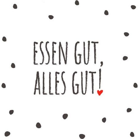 Duni Servietten Essen Gut 33 x 33 cm - 20er Pack