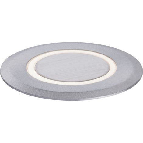 Encastré de sol Floor Extérieur - Paulmann - 230V - D.50mm - 2W - 210lm - 3000K - IP67 - Acier