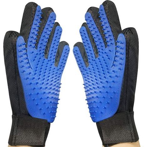 paire de gants pour chien et chat, gant de toilettage et de massage pour animaux de compagnie (1/4)