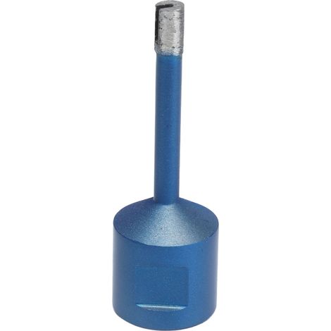Foret couronne diamant fritte pour percage marbre granit pierre filetage femelle M14 6mm bleu 68mm lot de 1 (1/5)