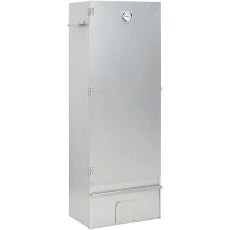 Horno ahumador de BBQ con generador humo frío acero galvanizado vidaXL