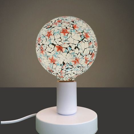Lampadina Decorativa Led E27 Globo G125 Bianco Tiffany 4w