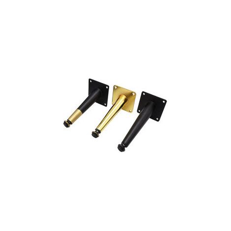 Pieds de Meuble 4Pcs Pieds de Table Oblique Cône Pieds de Canapé Pieds d'armoire en Métal pour Armoire Chaise Table (15cm Haute (1/4)