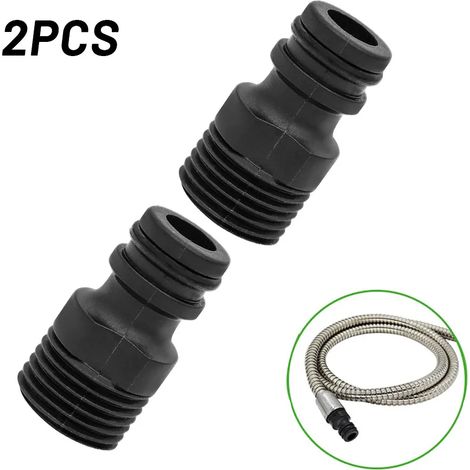 Raccord fileté pour robinet 1/2" BSP, raccord rapide pour tuyau d'arrosage, tuyau d'irrigation goutte à goutte pour jardin