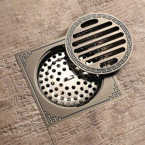 High-performance bronze drain plug, anti-odor, anti-insect and anti-backflow for bathrooms and toilets (1/5)