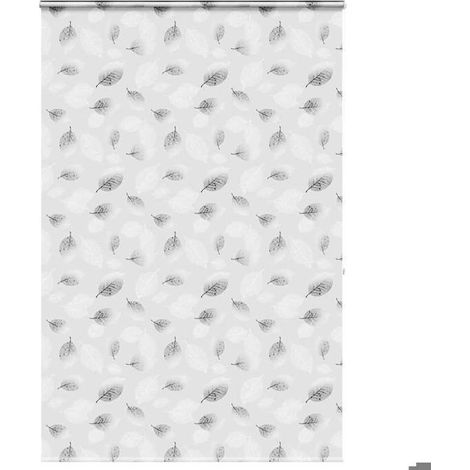 Store enrouleur de douche avec cassette - 4014985 - Largeur tissu 156 cm - PEVA étanche - Cassette protectrice (1/5)