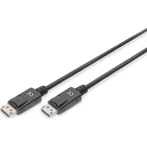 Digitus DisplayPort-Kabel Herren 20-poliger DisplayPort Herren 20-poliger DisplayPort 1m Schwarz (1/4)