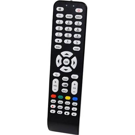 Linq - Telecomando Tv Per Telefunken Tk-5727 Led Lcd Hdtv 3dtv Come Funzioni Originale -