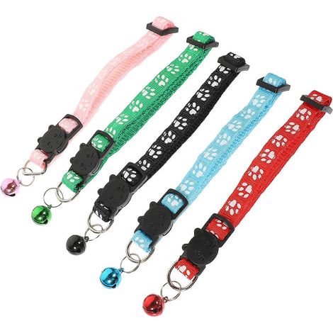 Collar decorativo para gatitos con hebilla para la cabeza del gato, 5 piezas para mascotas. (1/5)