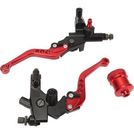 22-mm-Bremszylinderhebel, 12,7-mm-Kolbendurchmesser, einstellbarer hydraulischer Brems- und Kupplungszylinderhebel für Motorrad (1/5)