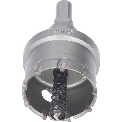 Foreuse Scie Cloche Carbure TCT 45mm Coupe Métal Bois Ouvreur (1/5)