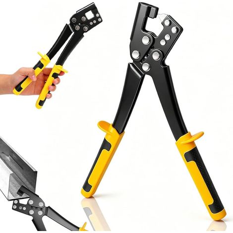Pince a Sertir Placo, 30 cm Pince à Sertir pour Cloison Sèche, Acier Poignée Boulon Sertissage Cloisons Sèches Pinces à Cloison Sèche pour Décoration et Construction (1/5)