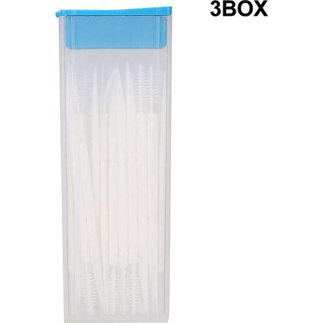 Brosse Interdentaire - Tête Ronde Et Poils En Arête De Poisson - Nettoyage Dentaire Quotidien - Lot De 3 (1/5)