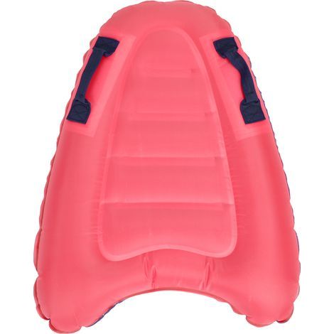 Planche flottante gonflable portable légère pour apprendre à nager, plage, bodyboard avec poignée rose (1/5)