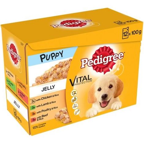 Pedigree Pouch CIJ Puppy MPk 12x100g PK4 - 720472 (1/2)