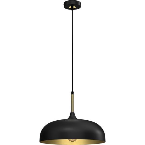 Suspension Lincoln métal noire/or Ø35 Milagro MLP8030 (1/5)