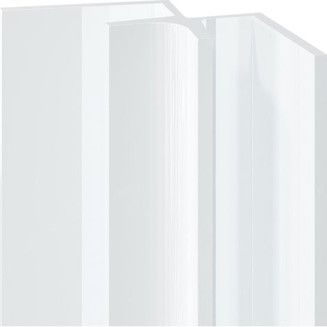 WholePanel 5mm White Aluminium Wall and Ceiling Panel Internal Corner Trim (1/5)