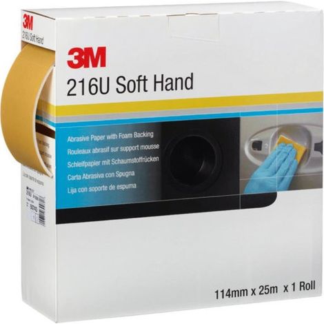 3M 51218 ABRASIVE ROLLE MIT SOFT SPONGE 216U P 320