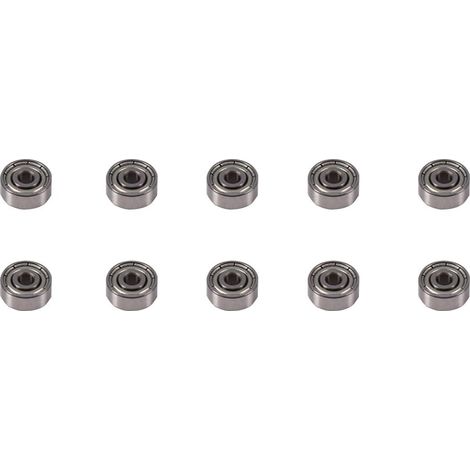 Roulements blindés Roulements à billes 1 pouce 10pcs 3x10x4mm Roulements scellés métriques blindés en acier au chrome-carbone 623ZZ