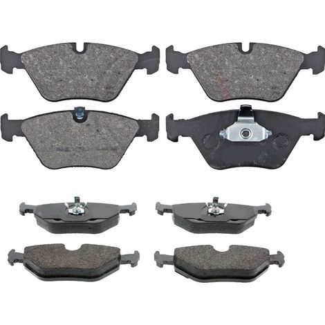 KIT PASTIGLIE FRENO ANTERIORI E POSTERIORI compatibile con BMW Z4 (E86,E86,E89) / PASTIGLIE FRENANTI AUTO OEM FDB4752 FDB1300 FDB1773,FDB850 FDB1301 FDB4401 / SOSTITUZIONE DIRETTA / BASSA POLVERE / SI (1/4)