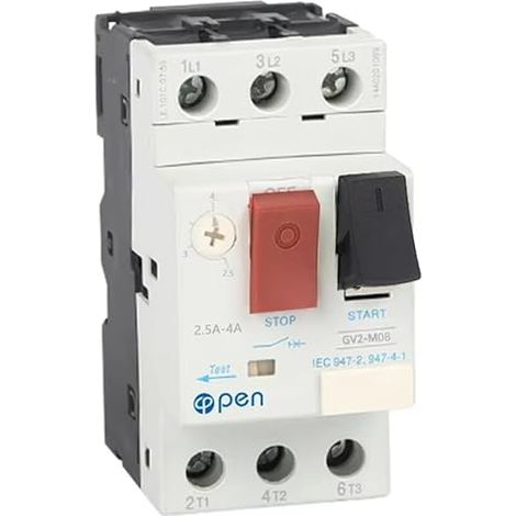 Disjoncteur de protection de moteur GV2 3P Type disjoncteur de moteur magnétique thermique (M08) (1/5)