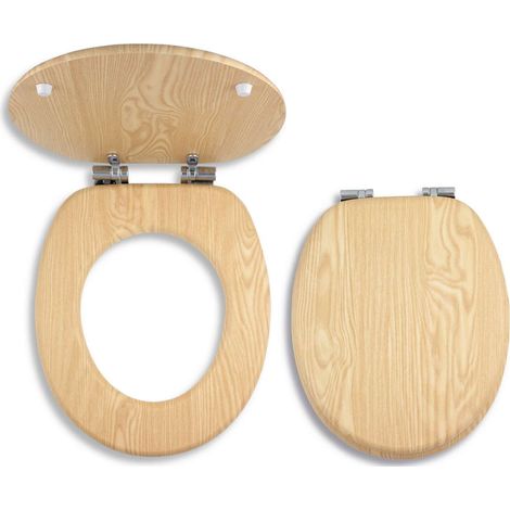 Novaservis Prestige - Asiento de WC Softclose, chapado en madera, fresno WC/SOFTJASAN (1/2)