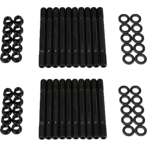 Lot de 2 goujons de culasse ARP 207-4203, tête pointue, pour Mitsubishi EVO8/EVO9 4G63 (1994-2019), 7 boulons, entraxe 11 mm (1/5)