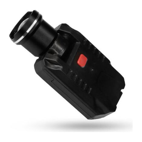 BUNTHAUS Lampe de Chapeau à Clip, Lampe de Visière Rechargeable avec Tête Pivotante,Zoom Télescopique, Lampe de Casquette (1/5)