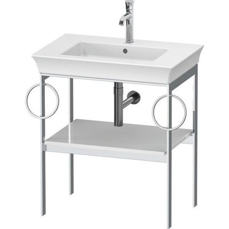 DURAVIT WT4546B8585 Console métallique sur pied White Tulip (1/2)