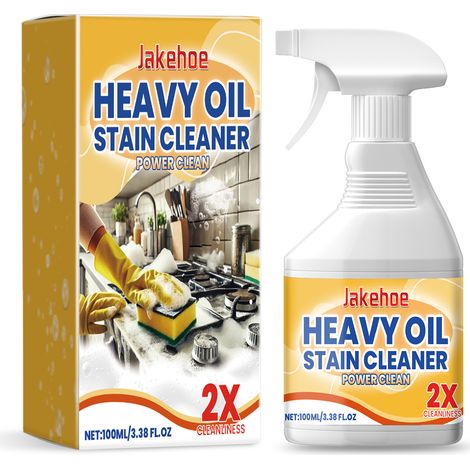 Jakehoe - Spray nettoyant dégraissant pour cuisine : nettoyant pour salissures tenaces, hottes, plaques de cuisson et ustensiles de cuisine (1/5)