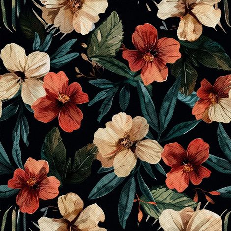 Tela decorativa para exteriores Oxford - Motivo floral I DX5620 (1/5)