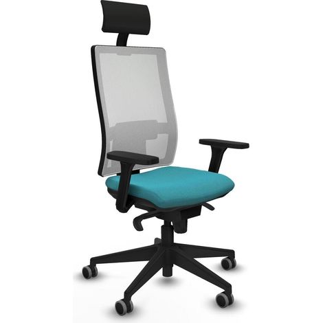 Piqueras y Crespo 3D066G1 Chaise Ergonomique Noir Bureau (1/3)
