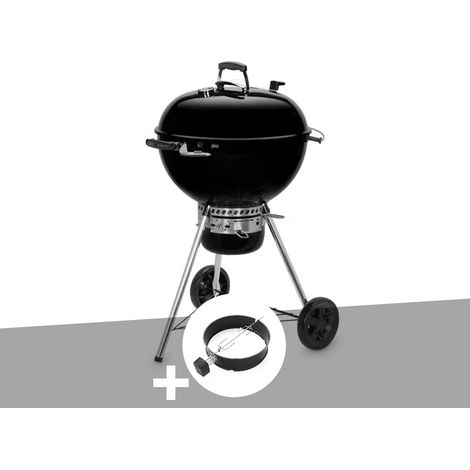 Barbecue charbon Master-Touch GBS 57 cm E-5750 Noir + Rôtissoire - Weber