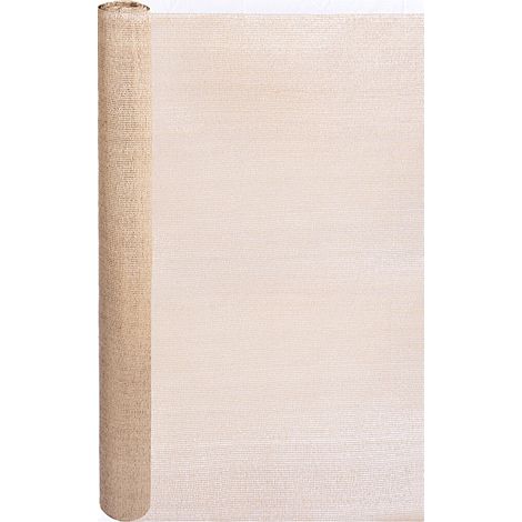 ROLLO MALLA OCULTACIÓN RECYNET 120 G/M2 BEIGE 2 X 10M (1/6)