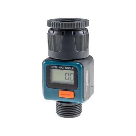 Digitaler Wasserzähler "CT-WZ4" mit Adapter 1" & 3/4", IPx6