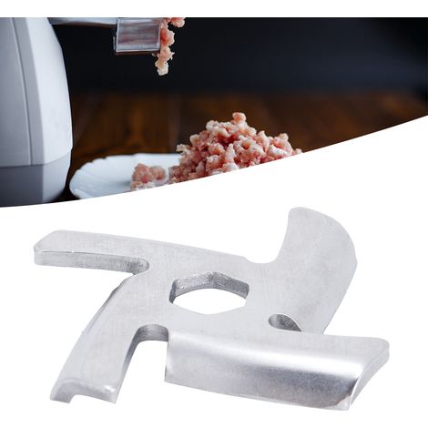 Lame pour hachoir électrique en acier inoxydable - Accessoire de rechange pour plaque de broyage croisée (1/5)