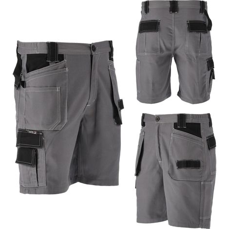 Arbeitshose / Shorts DIM grau/schwarz Gr. L