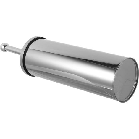 Brosse WC en Acier Inoxydable avec Manche Long et Support Mural Ensemble de Brosses de Nettoyage pour Toilette Tête Résistante pour Recoins Difficiles Accessoire Salle de Bain (1/5)