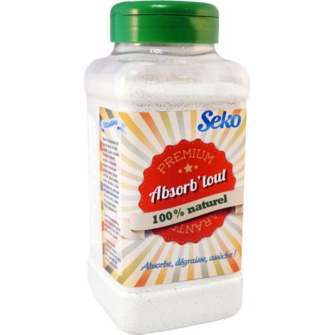 Polvo Absorbente 100% Natural 1 litro - Seko