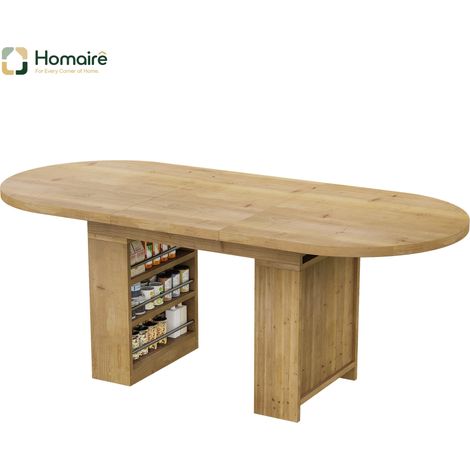 Esstisch MDF Eiche 200 x 90 x 76 cm HOMAIRE (1/5)