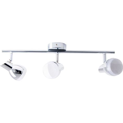 Naeve CHROMEY Barre de spots triple pour plafond chromée 3 000 K
