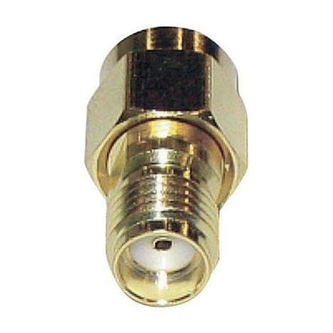 BKL Electronic 0419101 Adaptador SMA inverso de latón niquelado