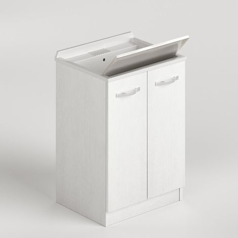 LAUNDRY LAVATOIO 2A 61X50X86 CM BIANCO FRASSINO- 1,0 pz